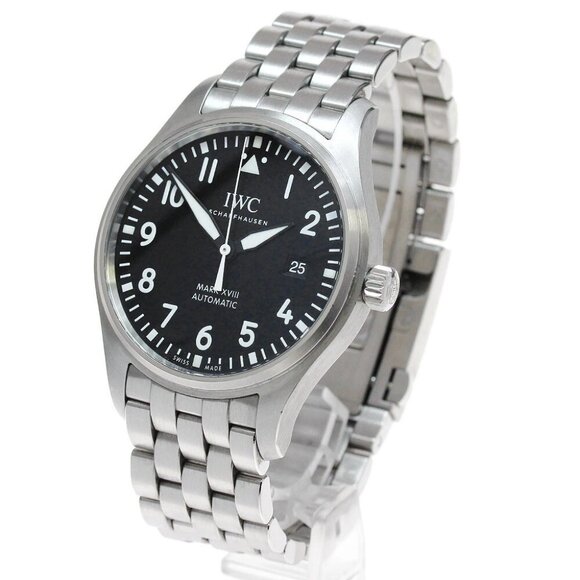 IWC Pilot watch mark XVIII IW327011 Date Black Dial Automatic Men's Watch_8 - Picture 3 of 7